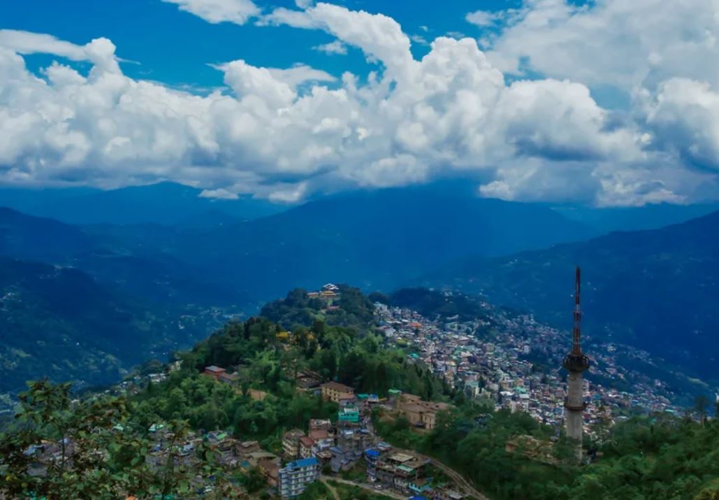 Gangtok City from Ganesh Tok 